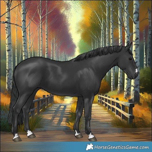 Horse Color:Black 