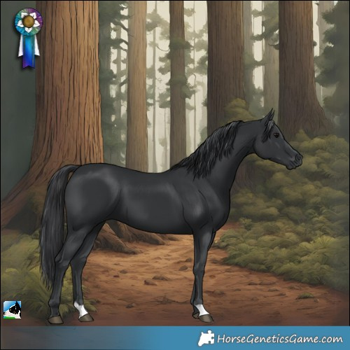 Horse Color:Black 