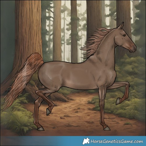 Horse Color:Liver Red Dun 