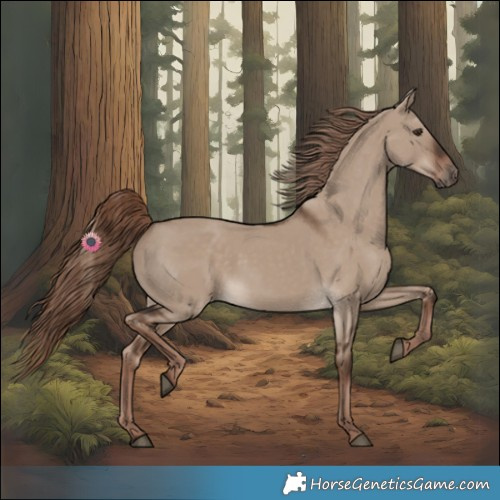 Horse Color:Liver Red Dun 