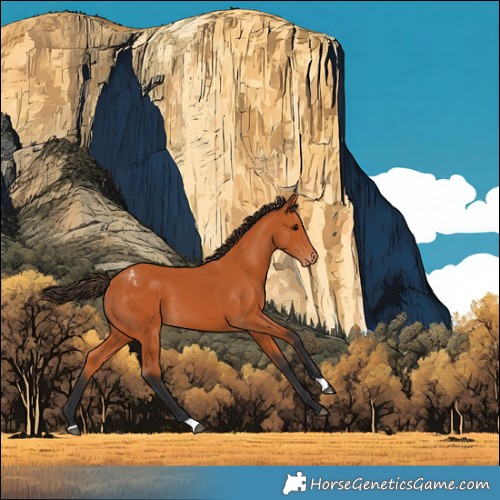 Horse Color:Bay Appaloosa 