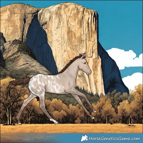 Horse Color:Sable Champagne Dun Appaloosa 