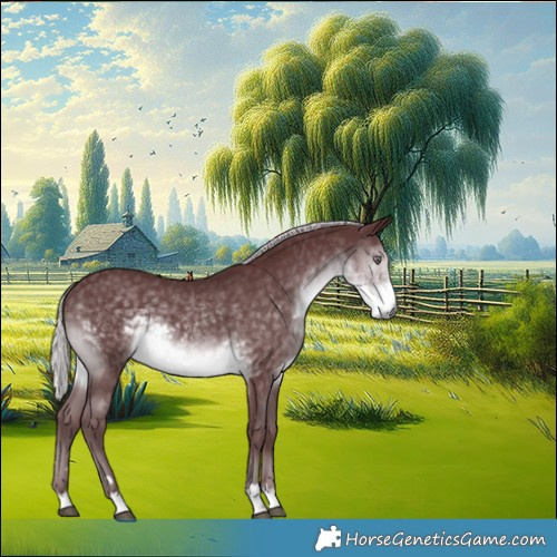 Horse Color:Chocolate Silver Smoky Black Chinchilla