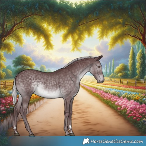 Horse Color:Chocolate Silver Black Chinchilla 