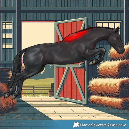 Horse Color:Black 