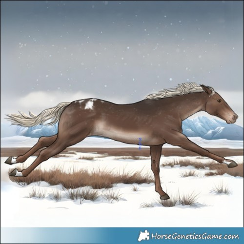 Horse Color:Liver Chestnut Mushroom Varnish 