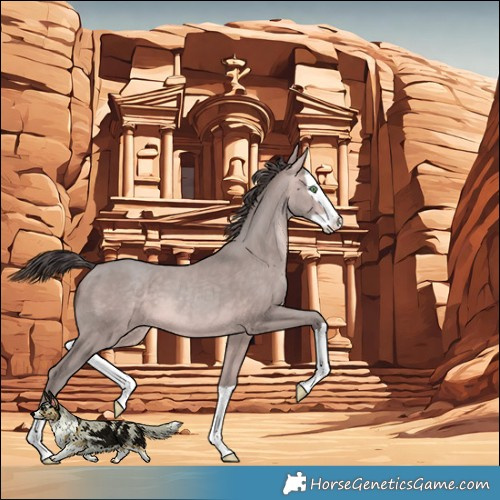 Horse Color:Platinum Amber Champagne Splash 