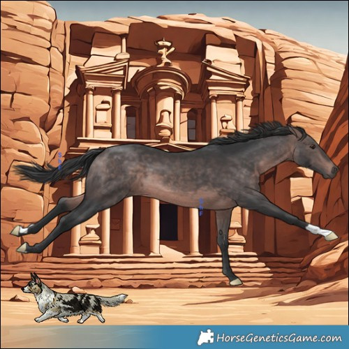 Horse Color:Platinum Brown 