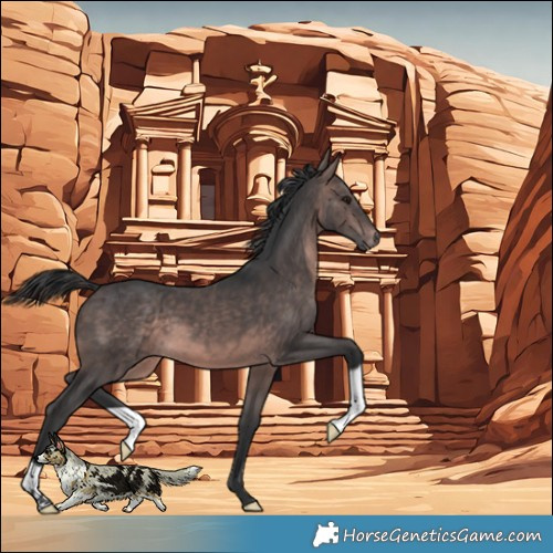 Horse Color:Platinum Brown 