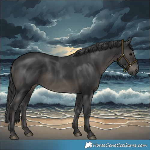 Horse Color:Black  and Black 