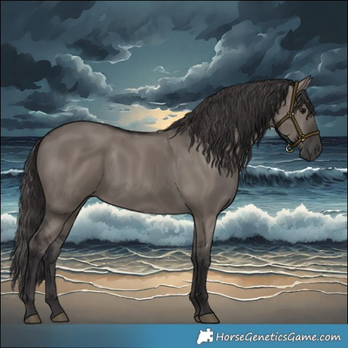 Horse Color:Smoky Grullo