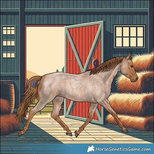 Horse Color:Red Roan 
