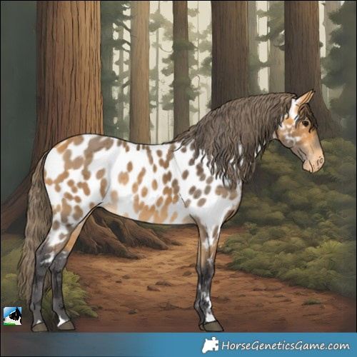 Horse Color:Buckskin Merle Appaloosa