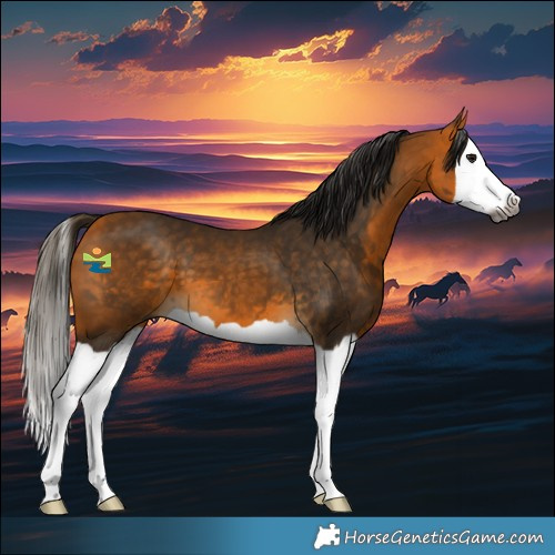 Horse Color:Gray Buckskin Splash