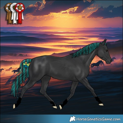Horse Color:Painted Black 