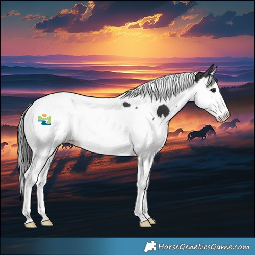 Horse Color:Black Splash Tobiano 