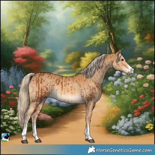 Horse Color:Chestnut and Palomino