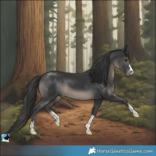 Horse Color:Black 