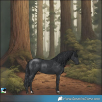Horse Color:Black 