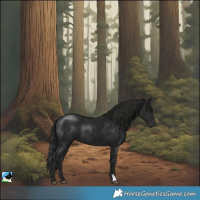 Horse Color:Gray Smoky Black Mushroom 