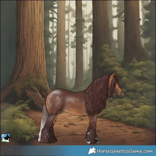 Horse Color:Chocolate Buckskin Rabicano 