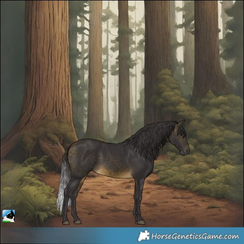 Horse Color:Buckskin Rabicano 