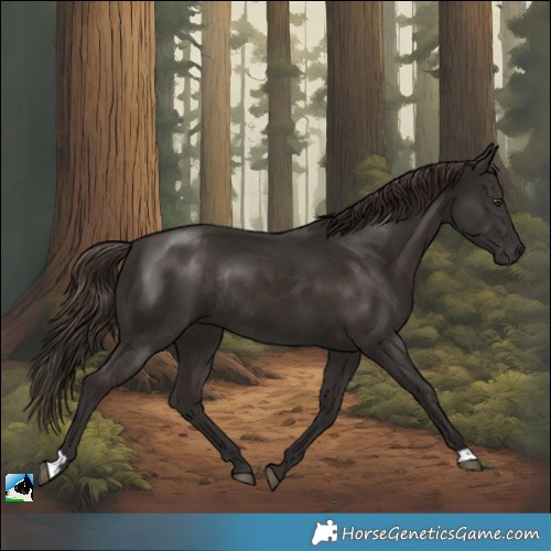 Horse Color:Liver Chestnut Rabicano 