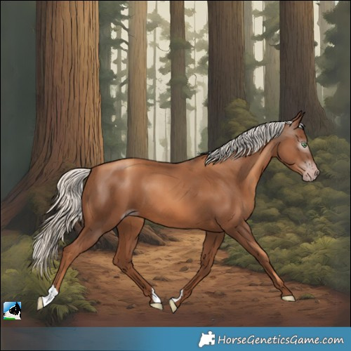 Horse Color:Gray Gold Champagne Mushroom