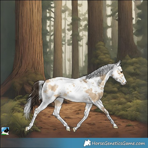 Horse Color:Powder White Buckskin Dun Harlequin Merle