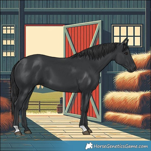 Horse Color:Black 