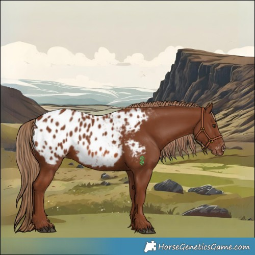 Horse Color:Chestnut Appaloosa 