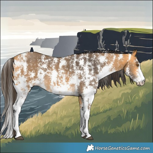 Horse Color:Buckskin Sabino 