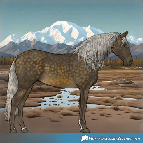Horse Color:Silver Buckskin 
