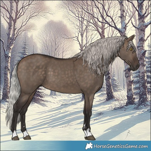 Horse Color:Silver Brown Dun 