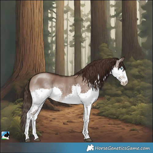 Horse Color:Liver Red Dun Splash Rabicano