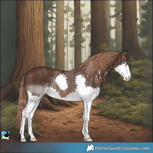 Horse Color:Liver Chestnut Splash Rabicano
