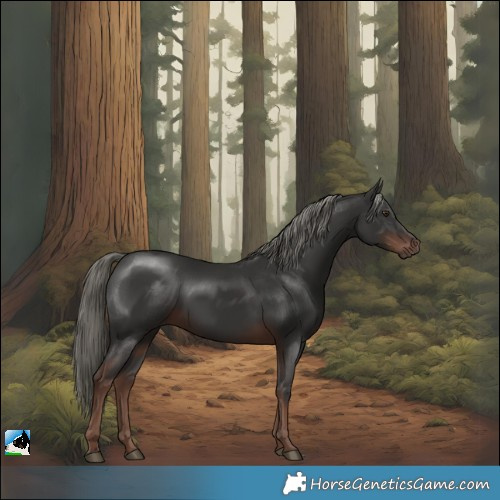 Horse Color:Liver Chestnut Mushroom 