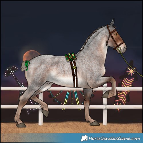 Horse Color:Liver Red Roan