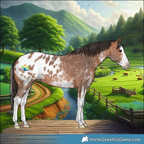 Horse Color:Bay Sabino Splash Appaloosa