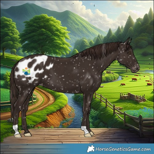 Horse Color:Liver Chestnut Appaloosa