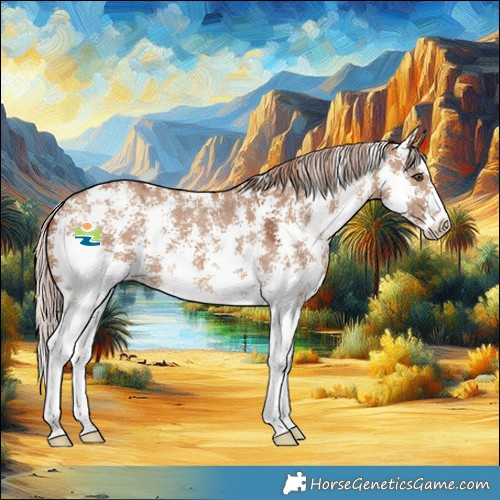 Horse Color:Red Dun Sabino Appaloosa
