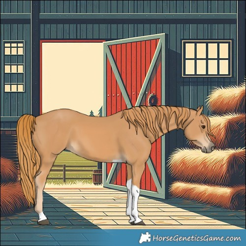 Horse Color:Chestnut Tobiano 