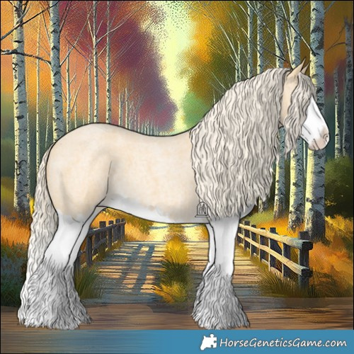 Horse Color:Palomino Roan Splash