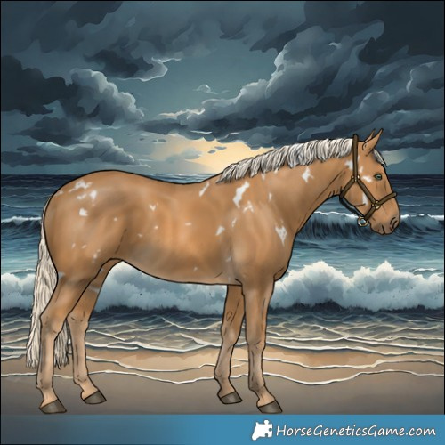 Horse Color:White Spotted Palomino 