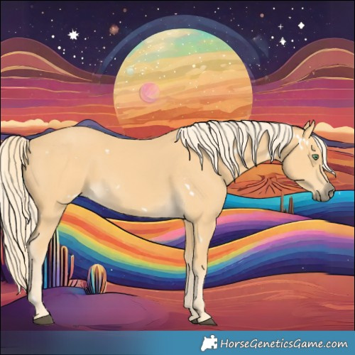 Horse Color:White Spotted Palomino 