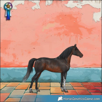 Horse Color:Brown Tobiano 