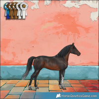 Horse Color:Brown Tobiano