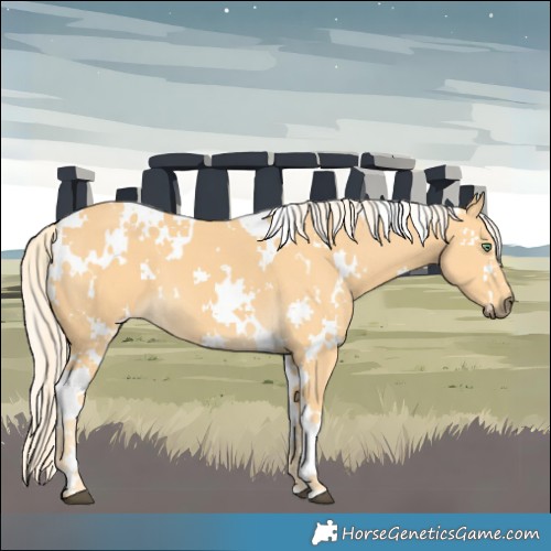 Horse Color:White Spotted Palomino