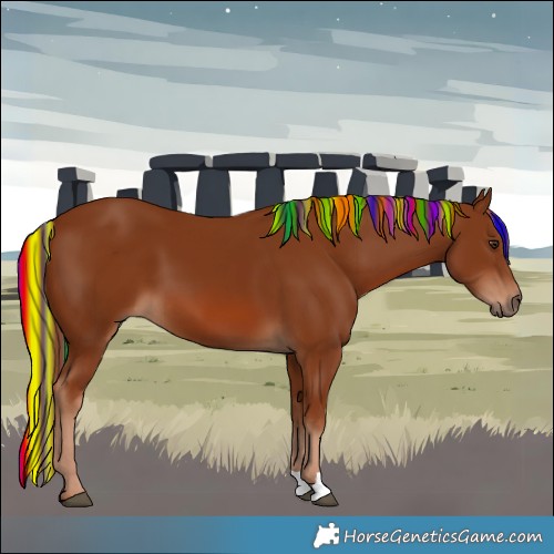 Horse Color:Painted Chestnut 