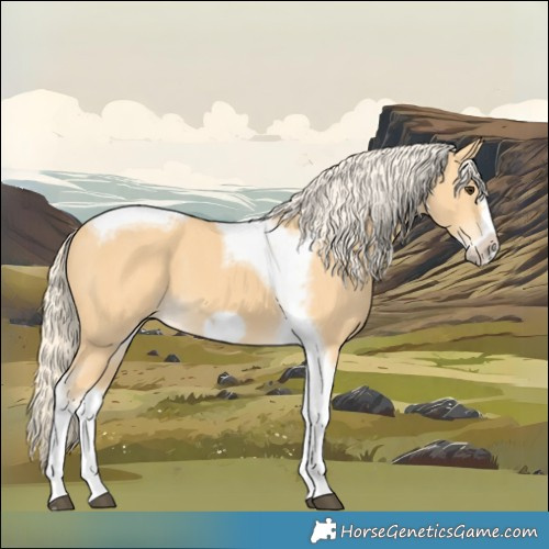 Horse Color:Palomino Tobiano Frame 